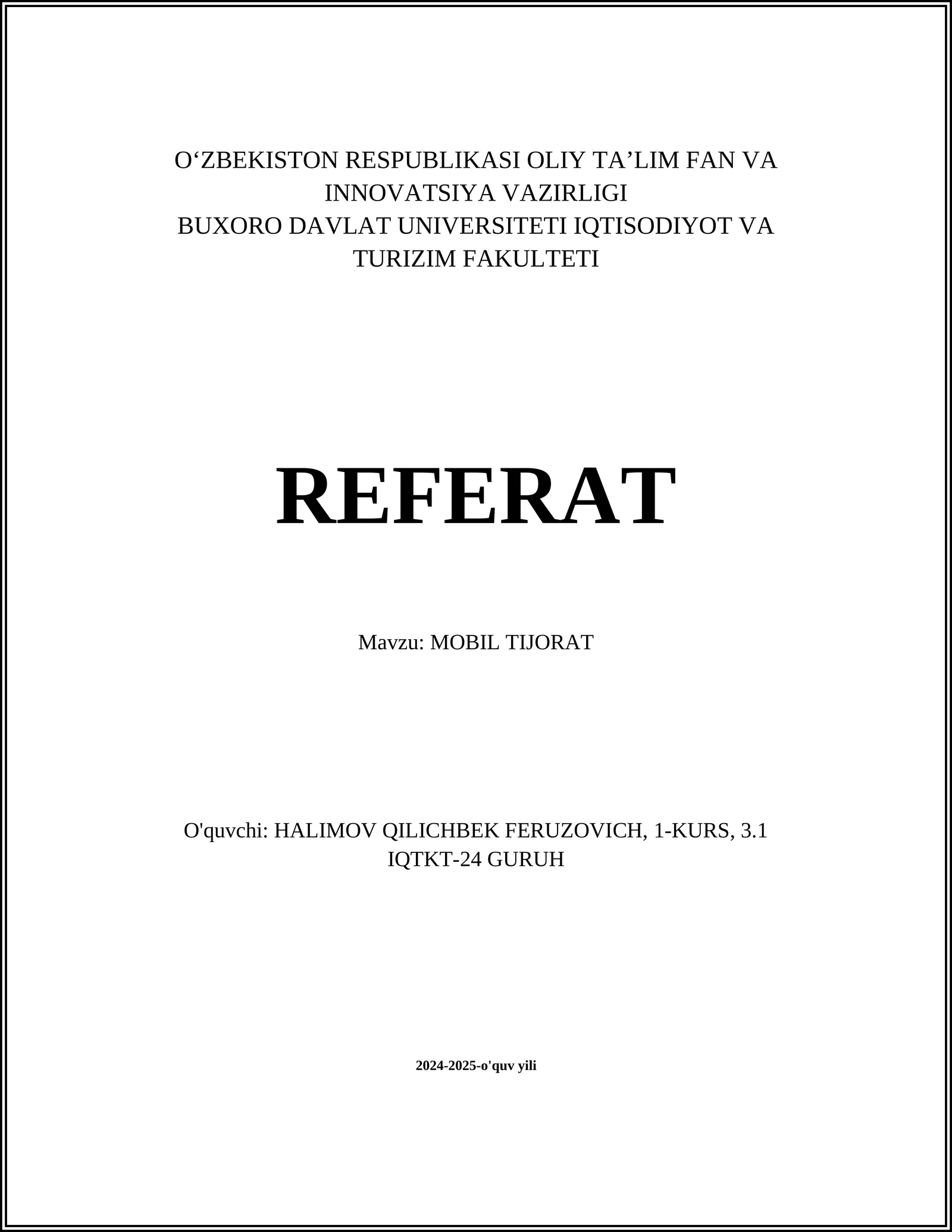 MOBIL TIJORAT