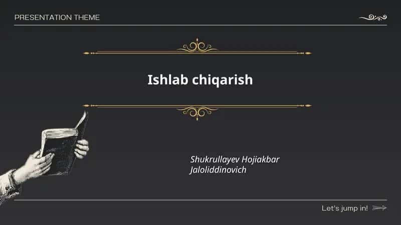 Ishlab chiqarish