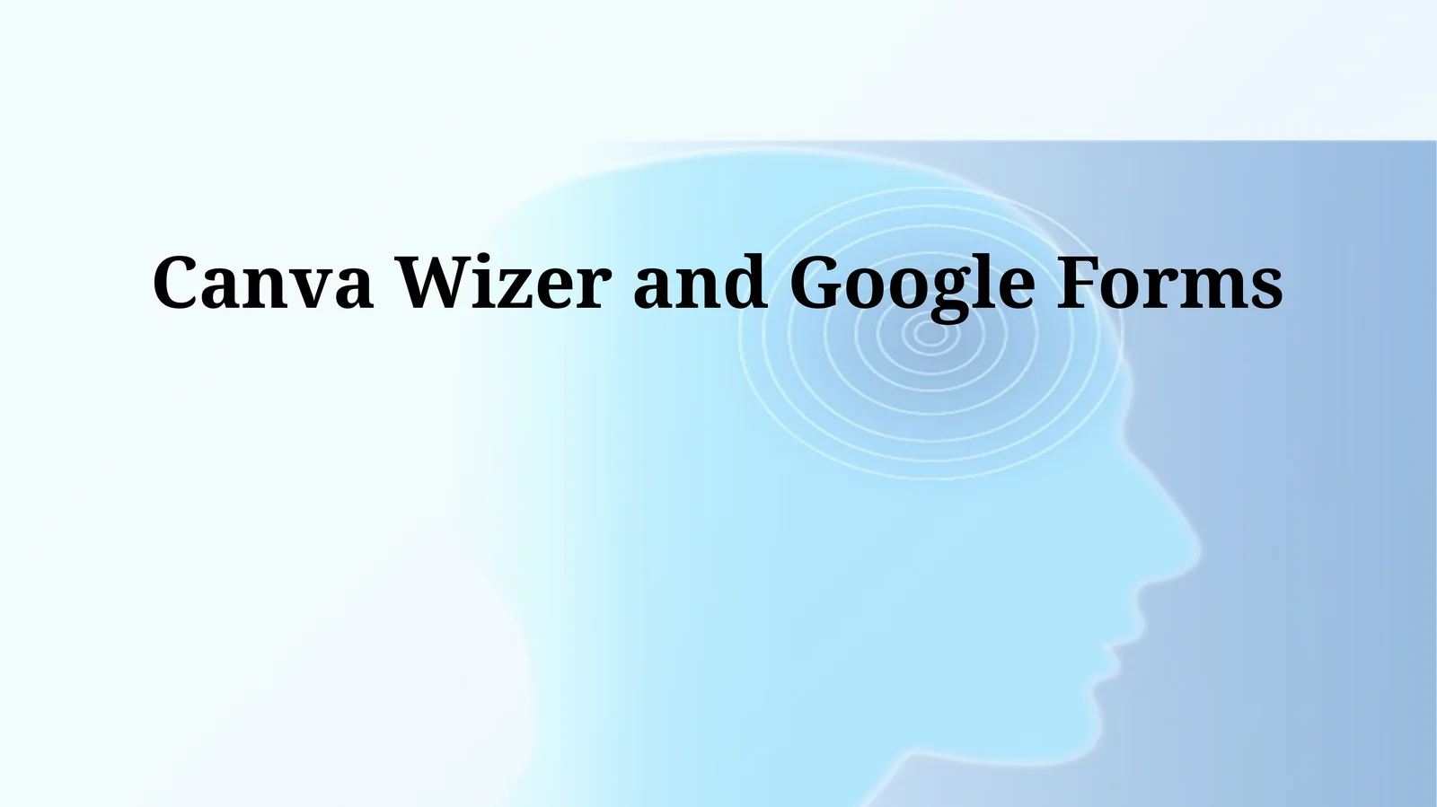 Canva Wizer and Google Forms