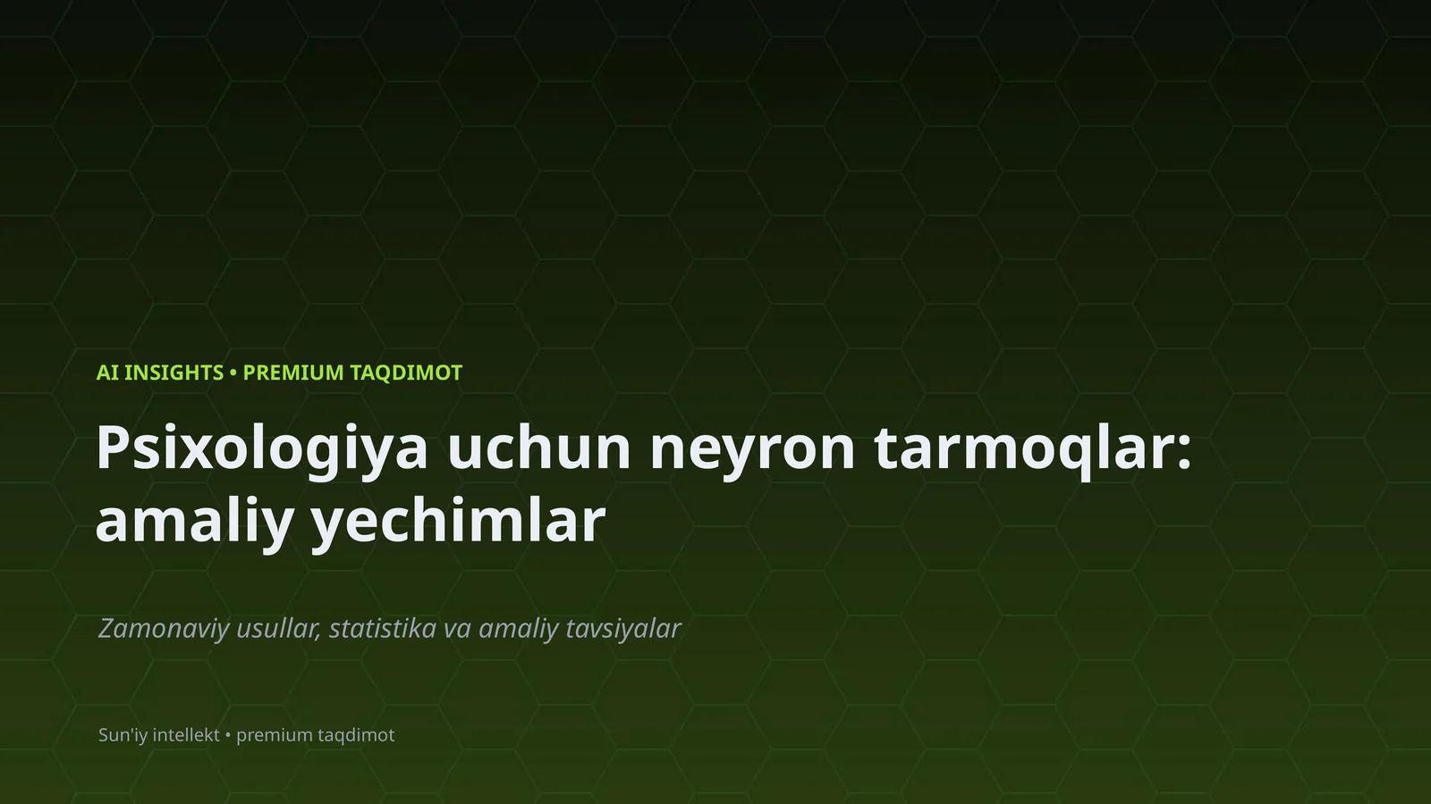 Premium taqdimot