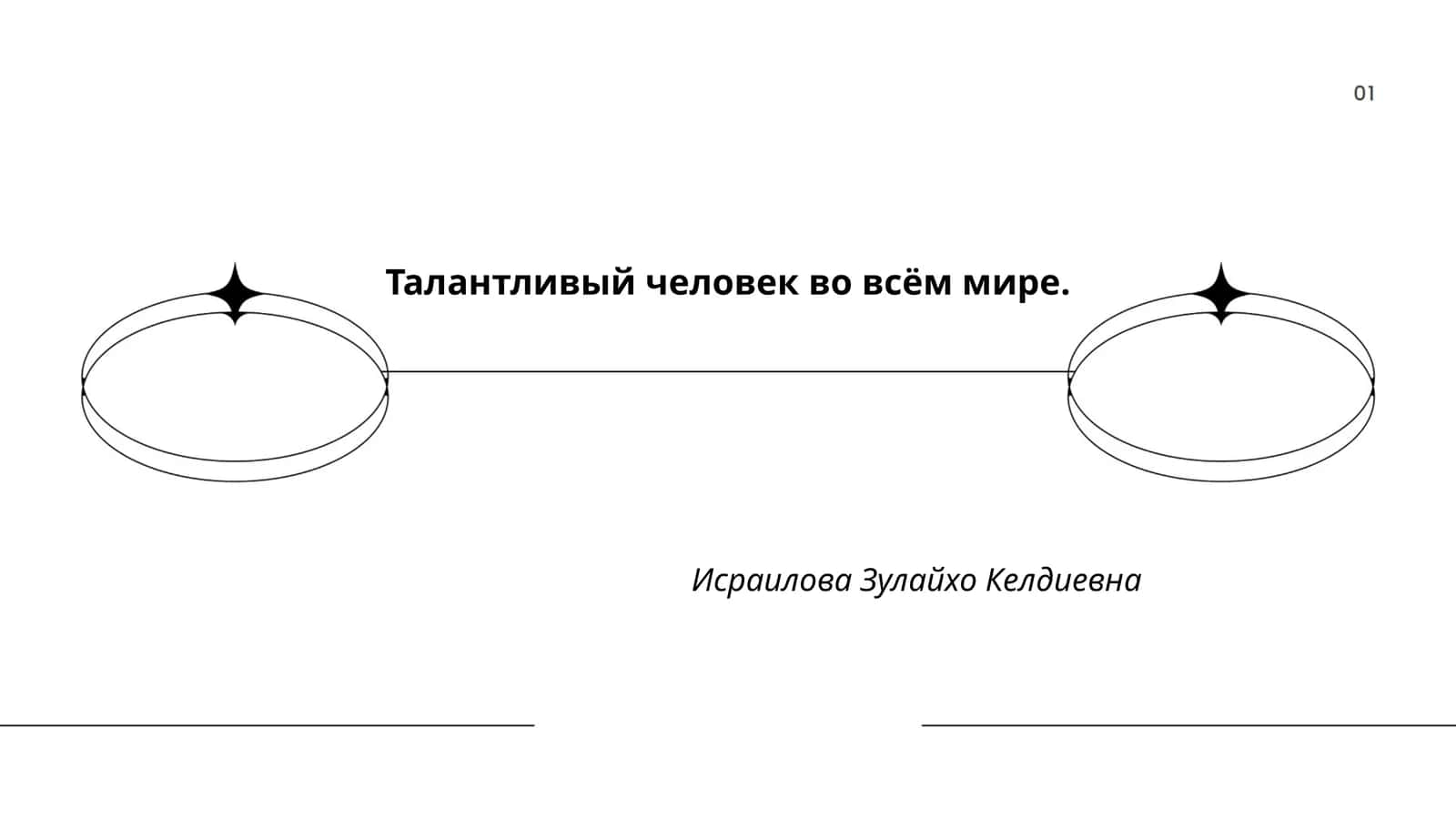Талантливый человек во всём мире
