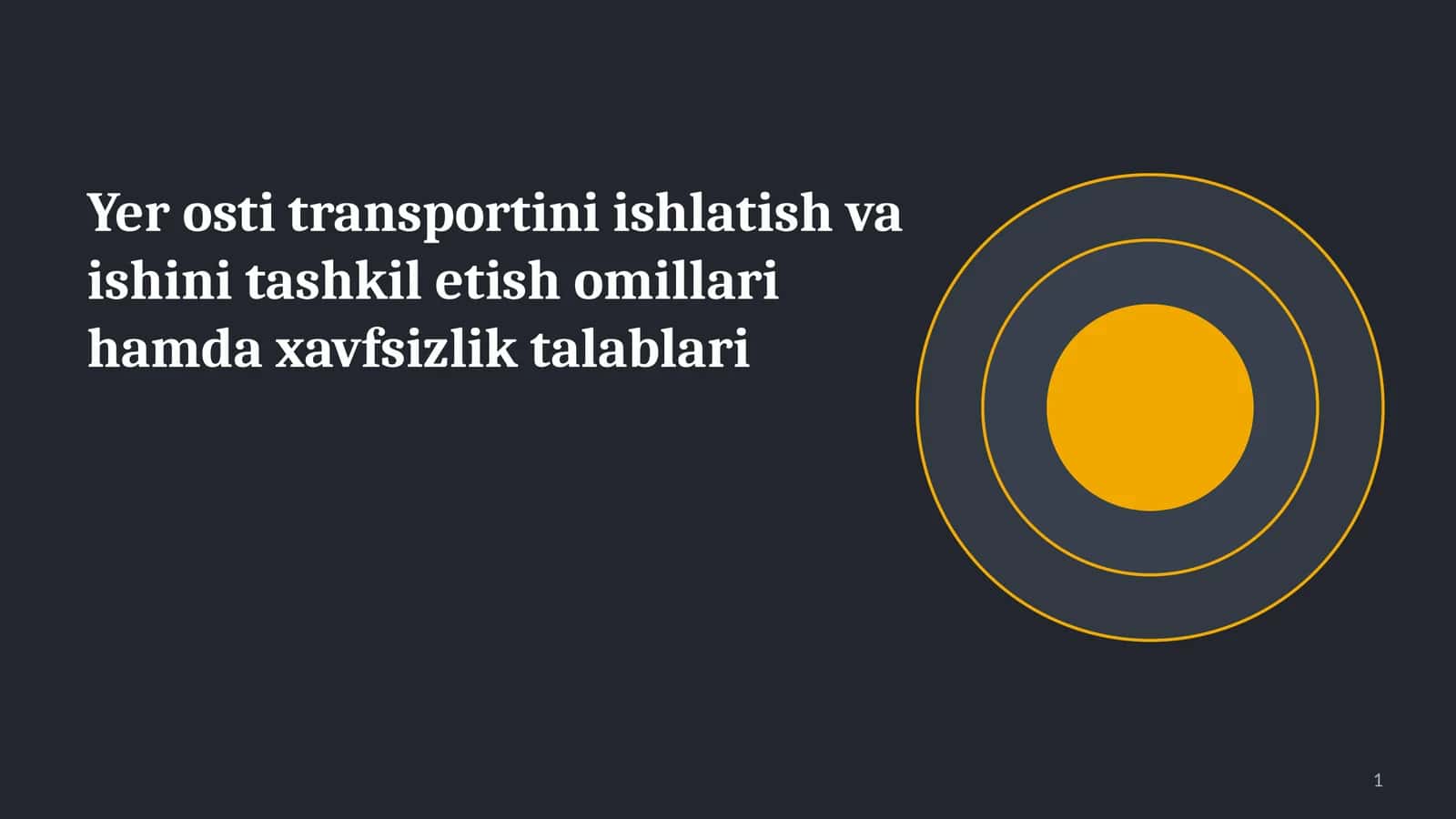 Yer osti transporti