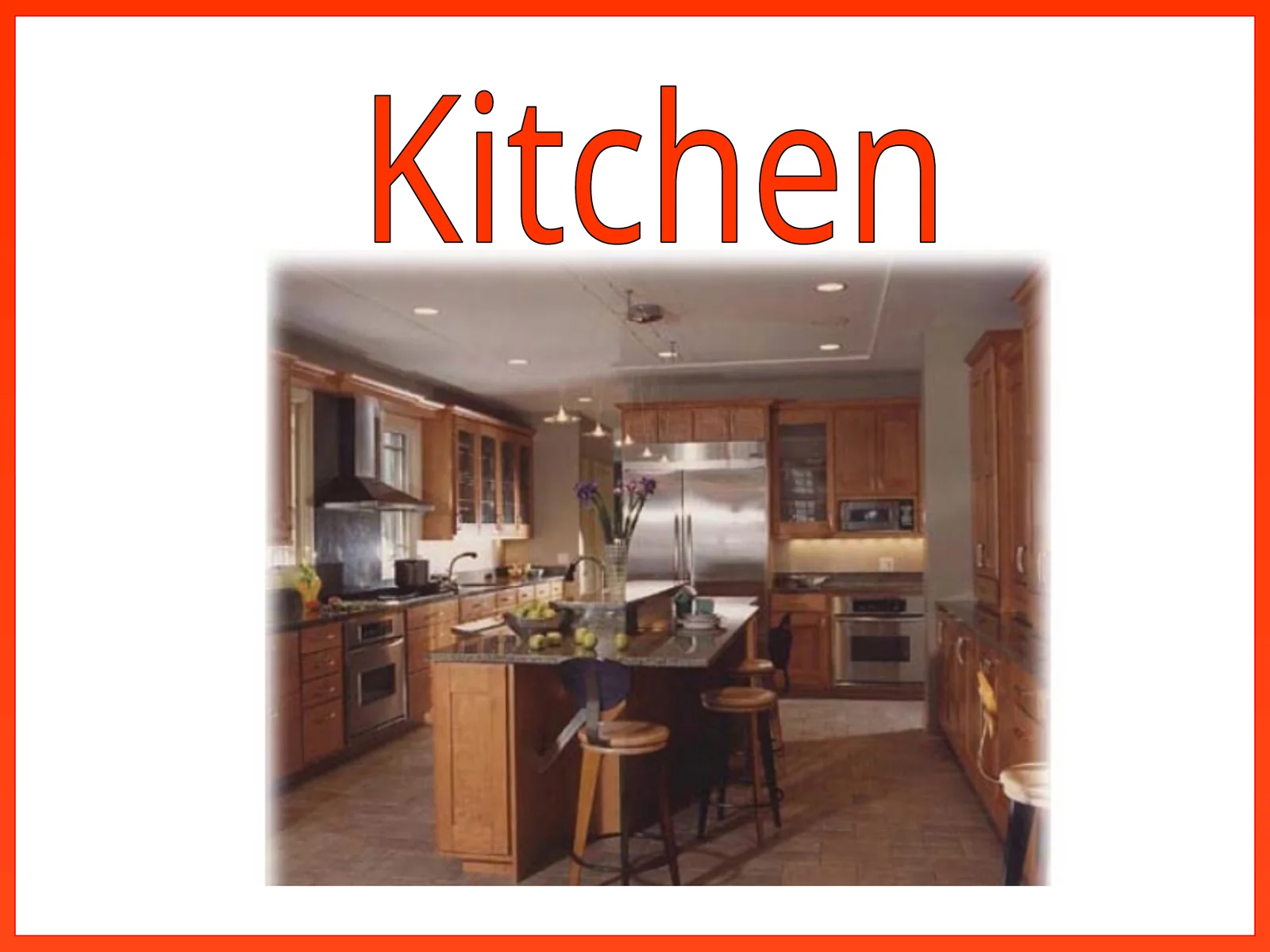 Kitchen english dictionary