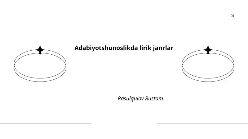 Adabiyotshunoslikda lirik janrlar