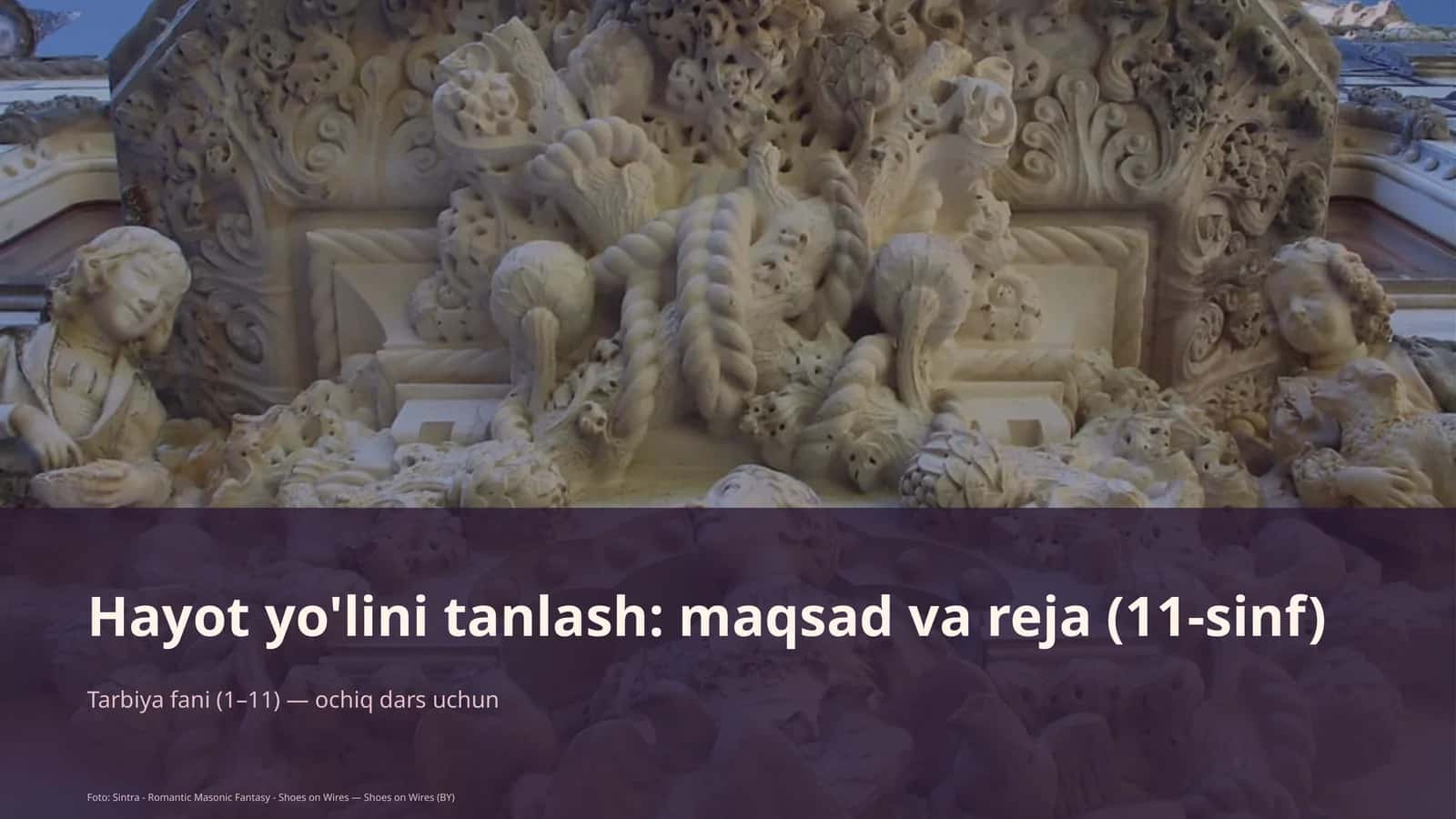 Hayot yo'lini tanlash: maqsad va reja (11-sinf)