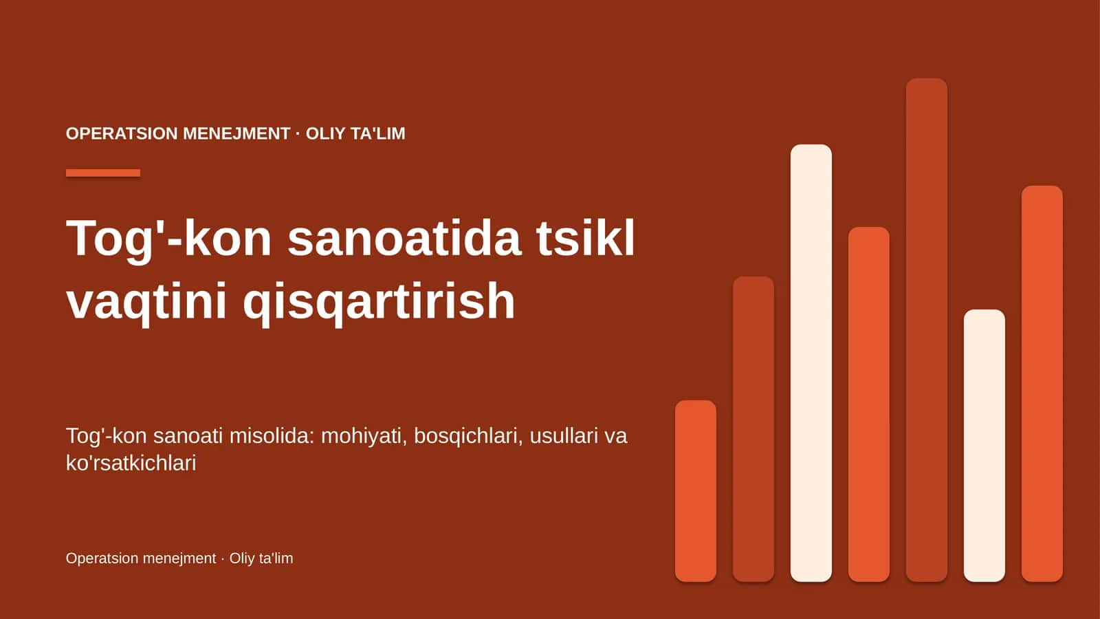 tog' kon sanoatida tsikl vaqtini qisqartirish 8162