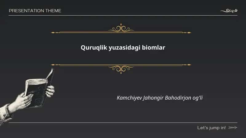 Quruqlik yuzasidagi biomlar