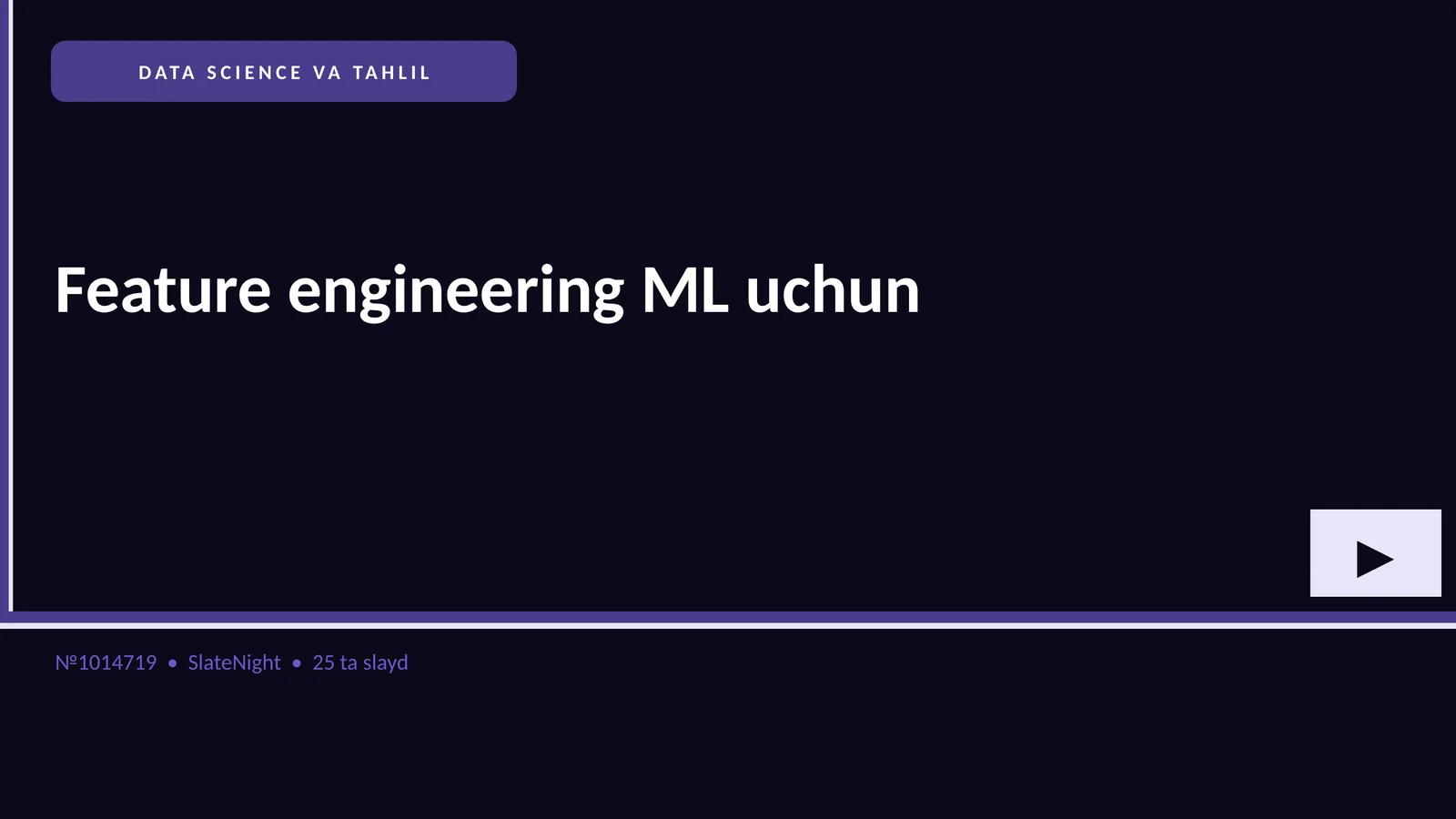 DATA SCIENCE VA TAHLIL