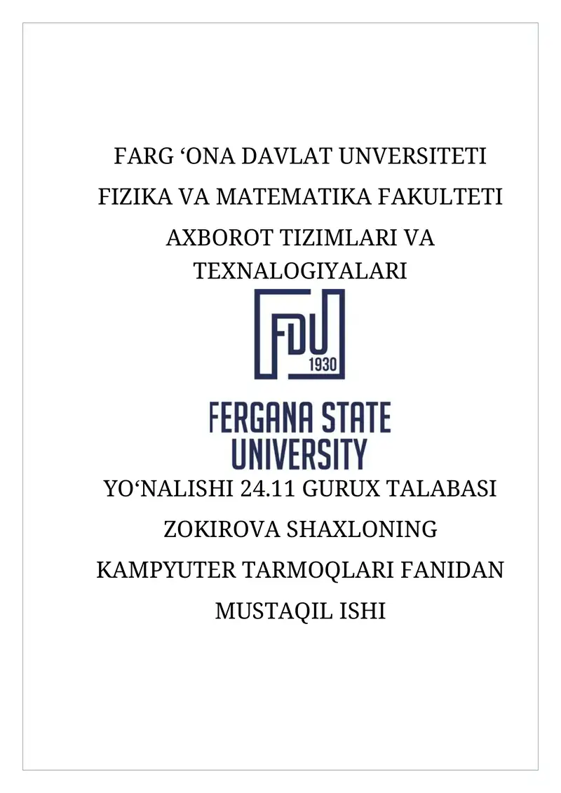 Wi-fi, Bluetooth,tarmoq kabellari