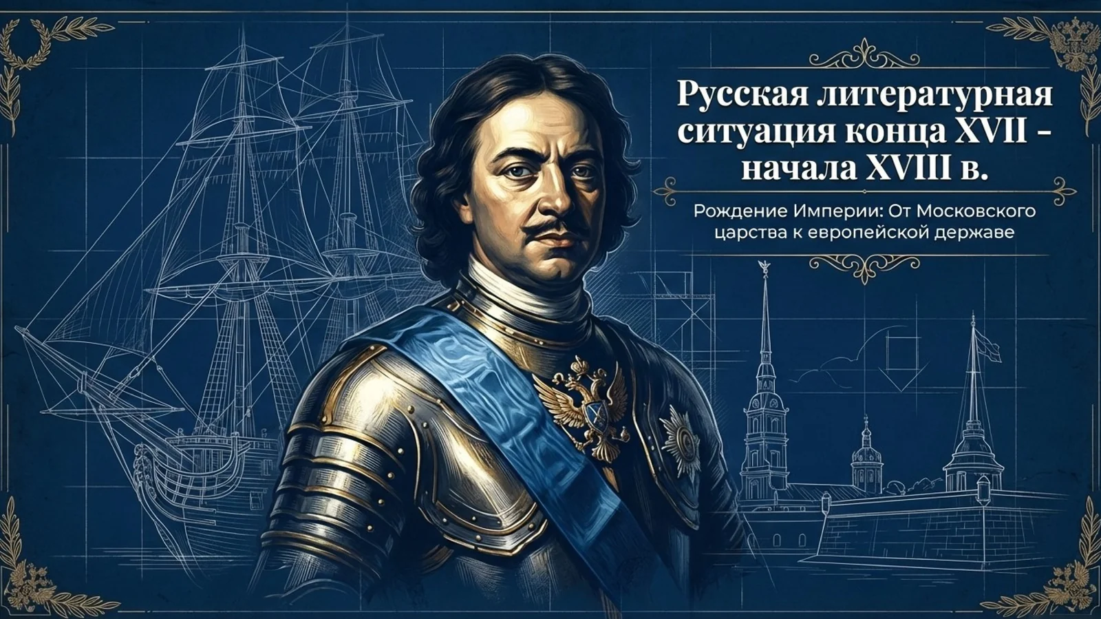 Русская литературная ситуация конца XVII - начала XVIII В.