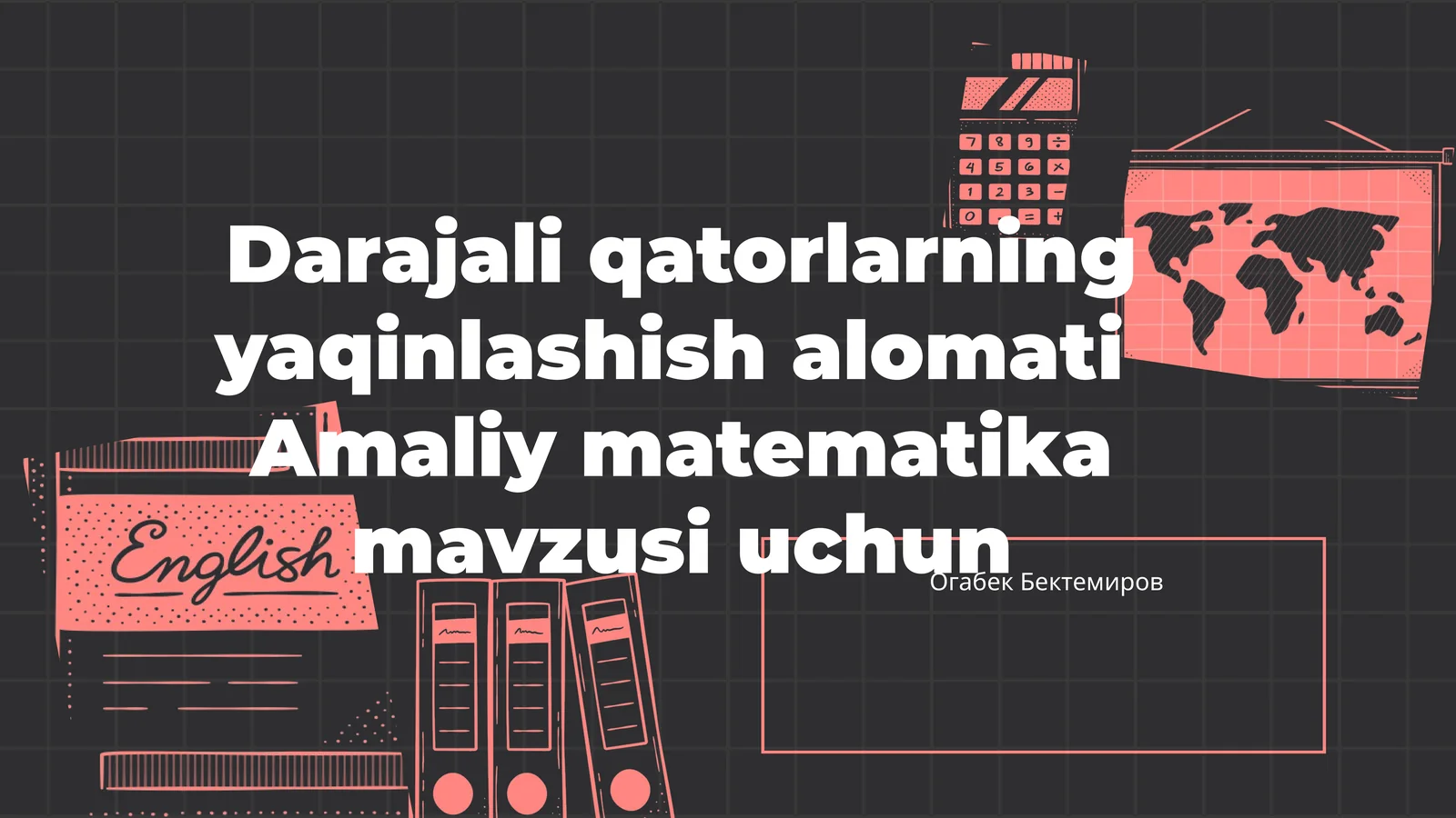 Darajali qatorlarning yaqinlashish alomati
