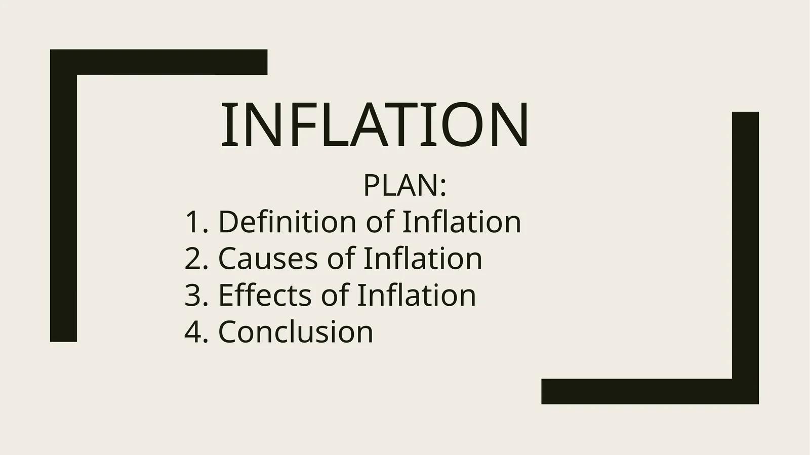 INFLATION