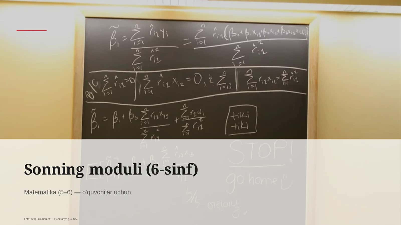 Sonning moduli (6-sinf)