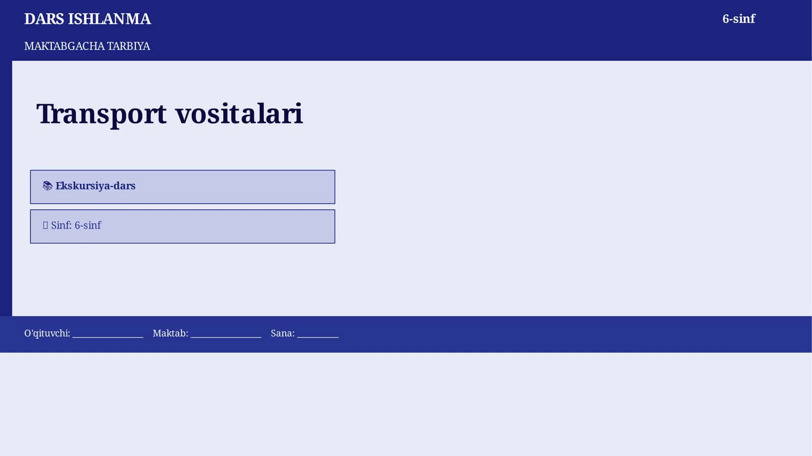 Transport vositalari