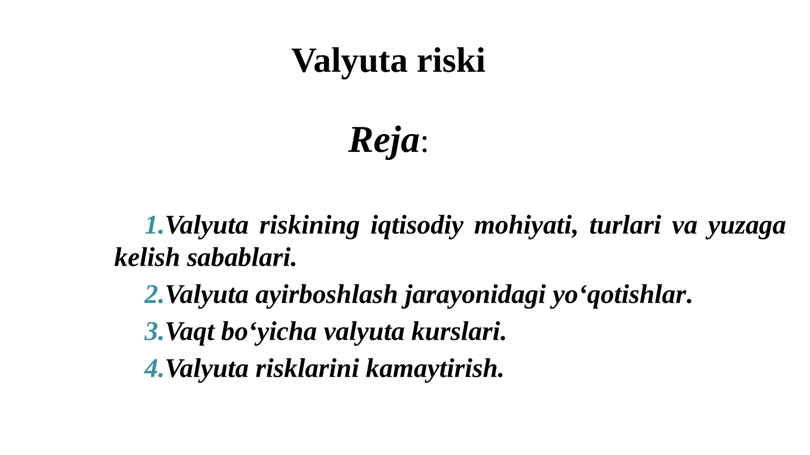 Valyuta riski