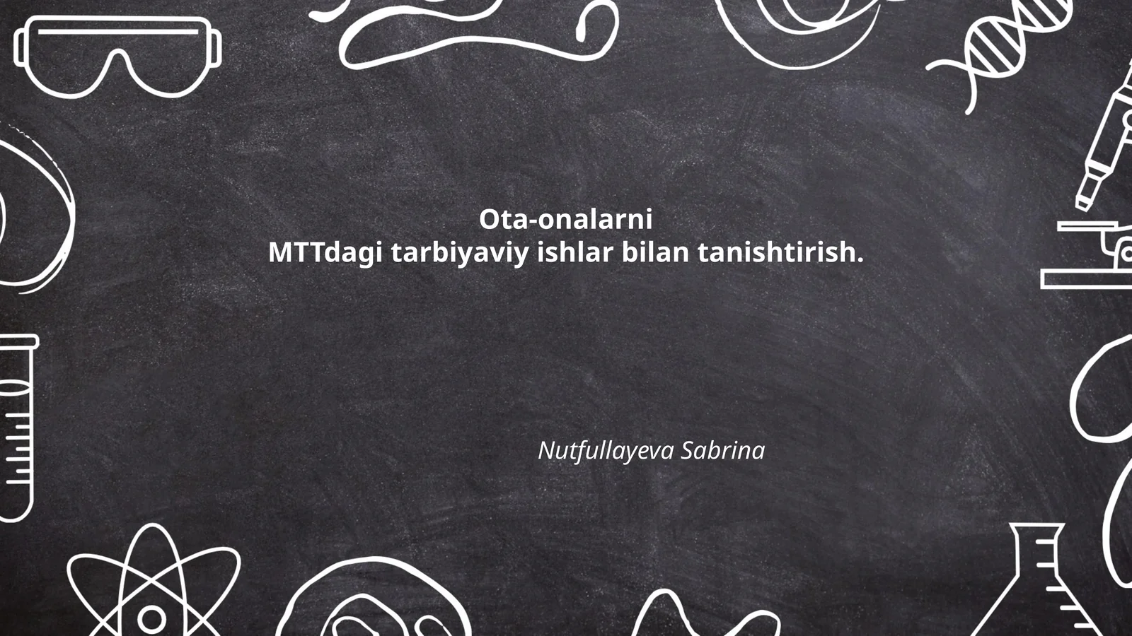 Ota-onalarni MTTdagi Tarbiyaviy Ishlar