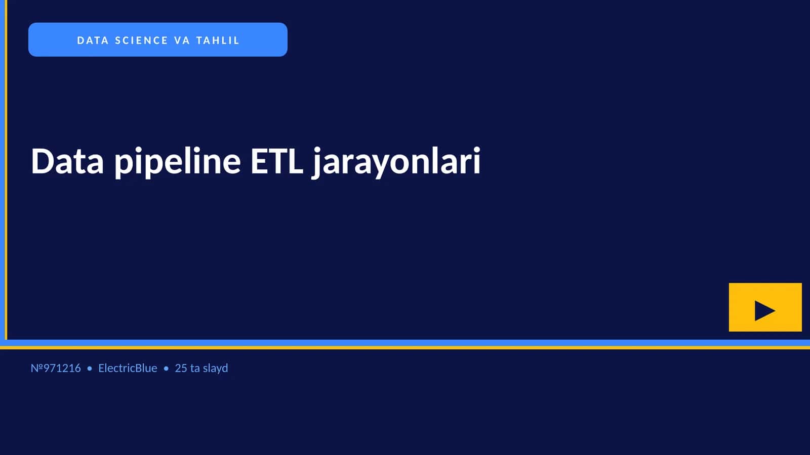 DATA SCIENCE VA TAHLIL