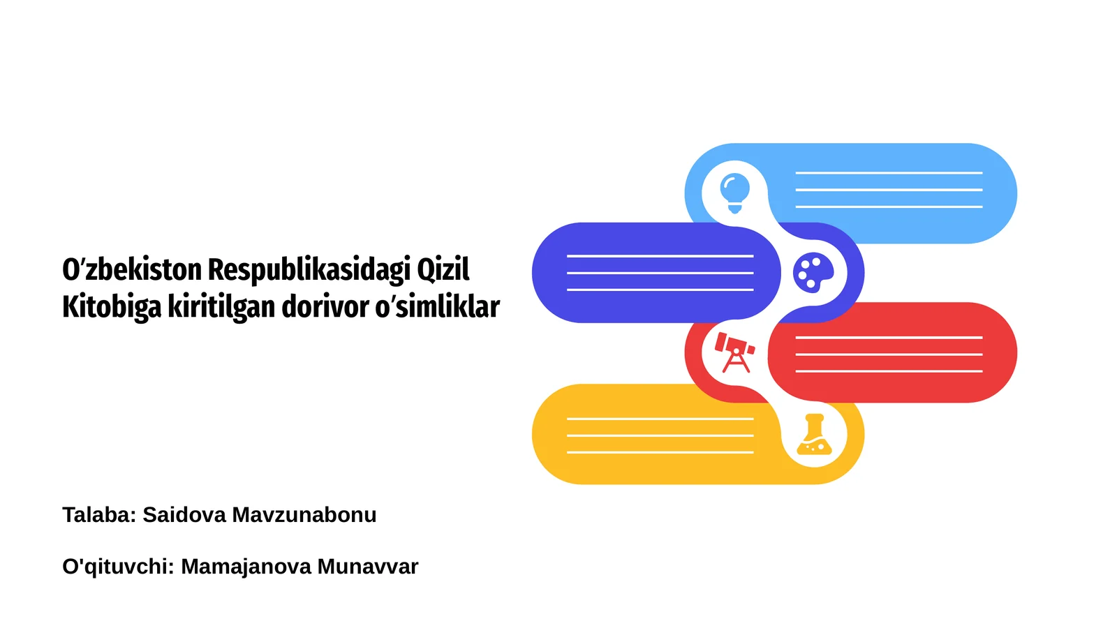 O’zbekiston Qizil Kitobiga kiritilgan dorivor o’simliklar