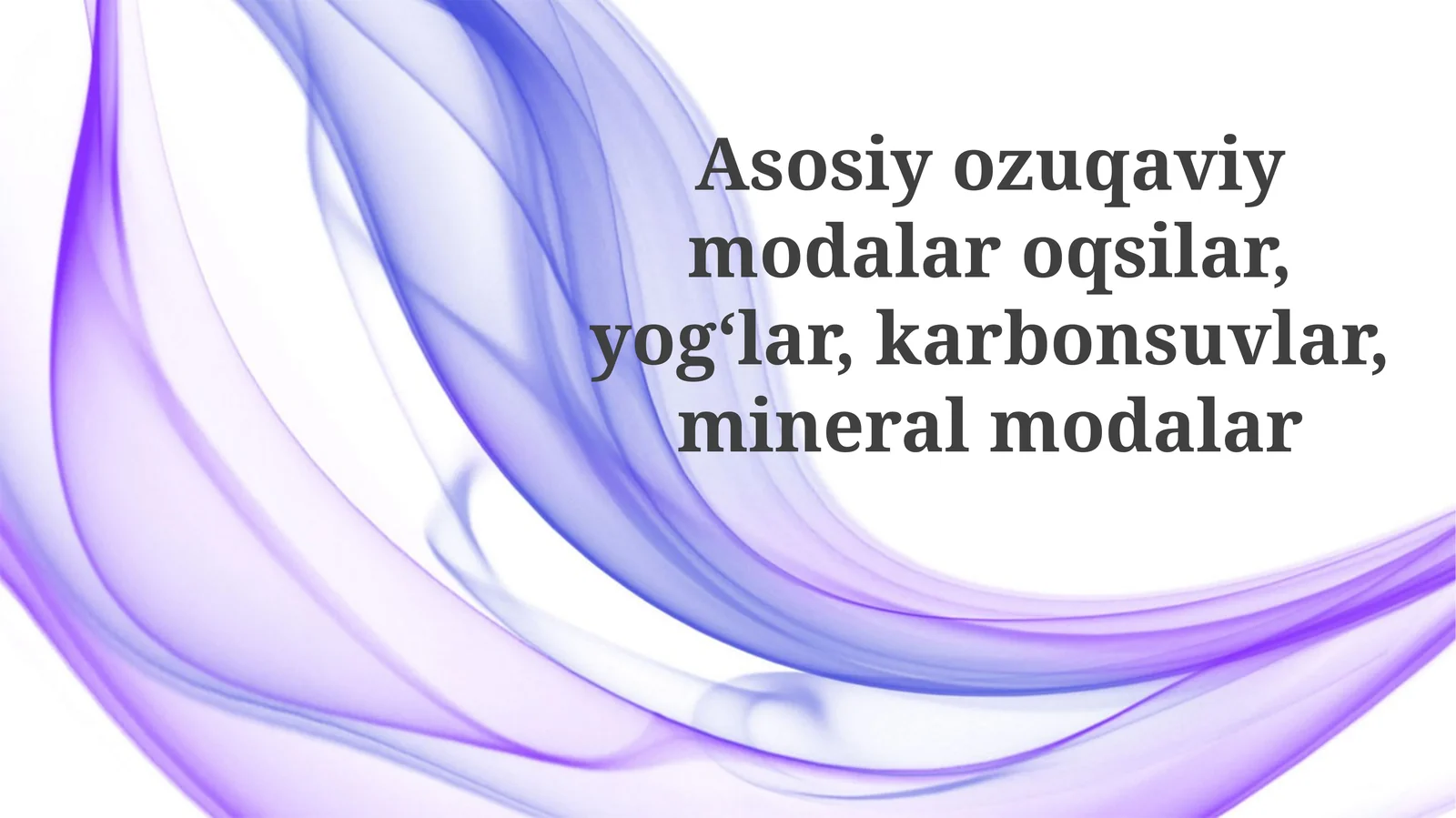 Muvozanatli Ovqatlanish