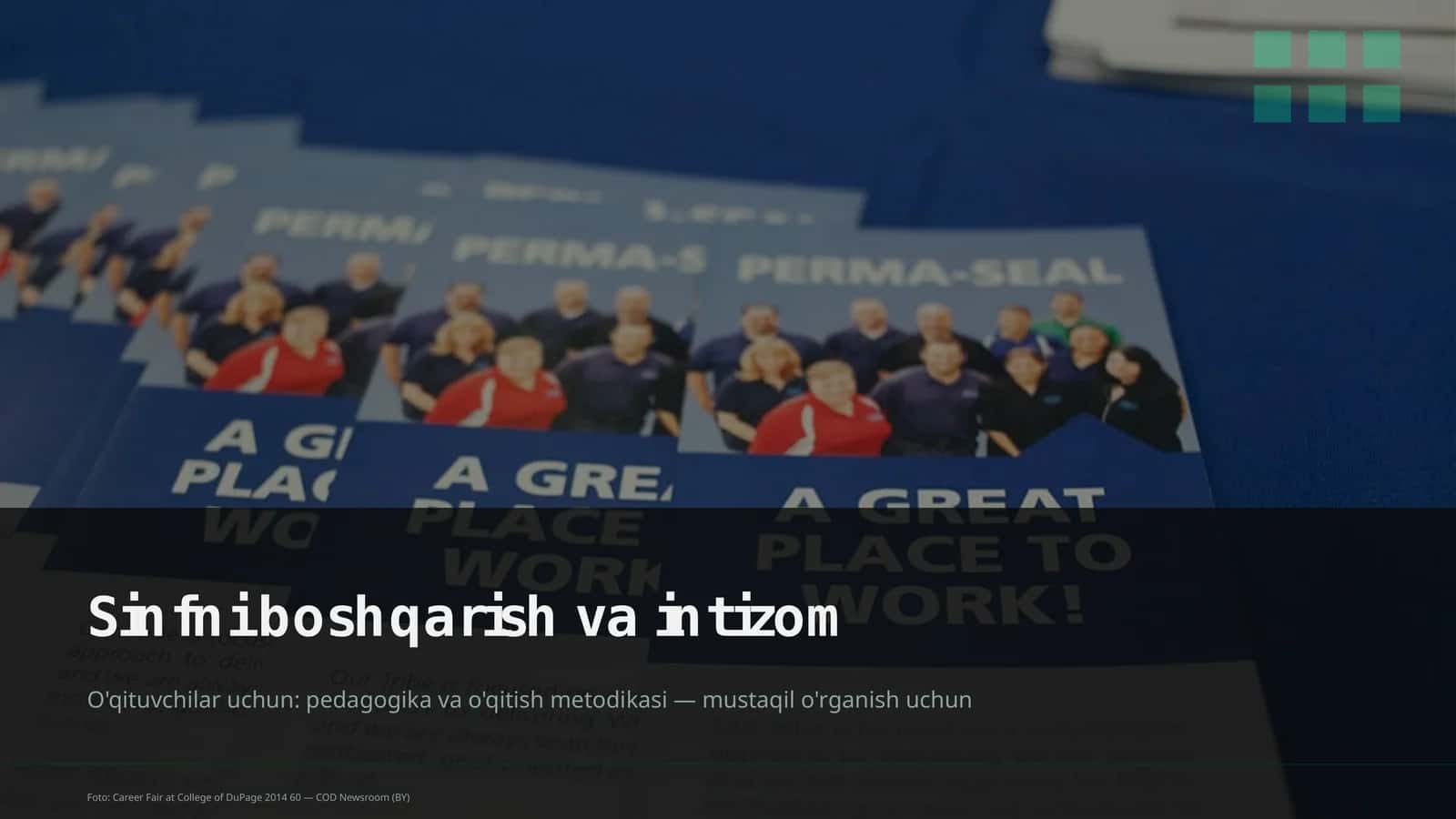 Sinfni boshqarish va intizom