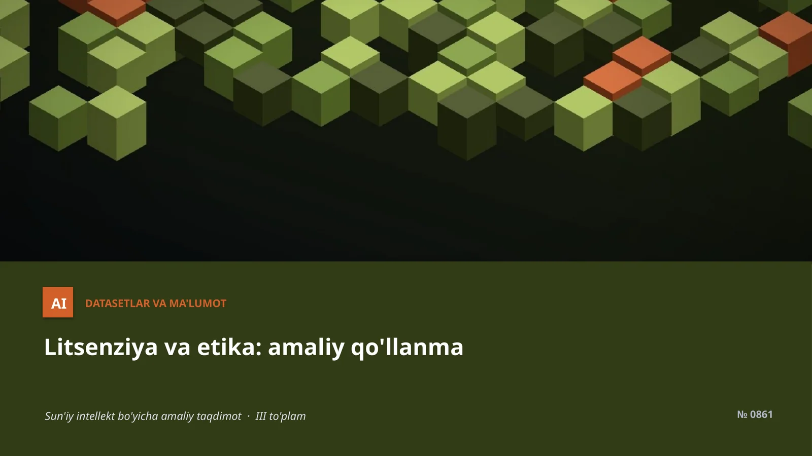 Litsenziya va etika: amaliy qo'llanma