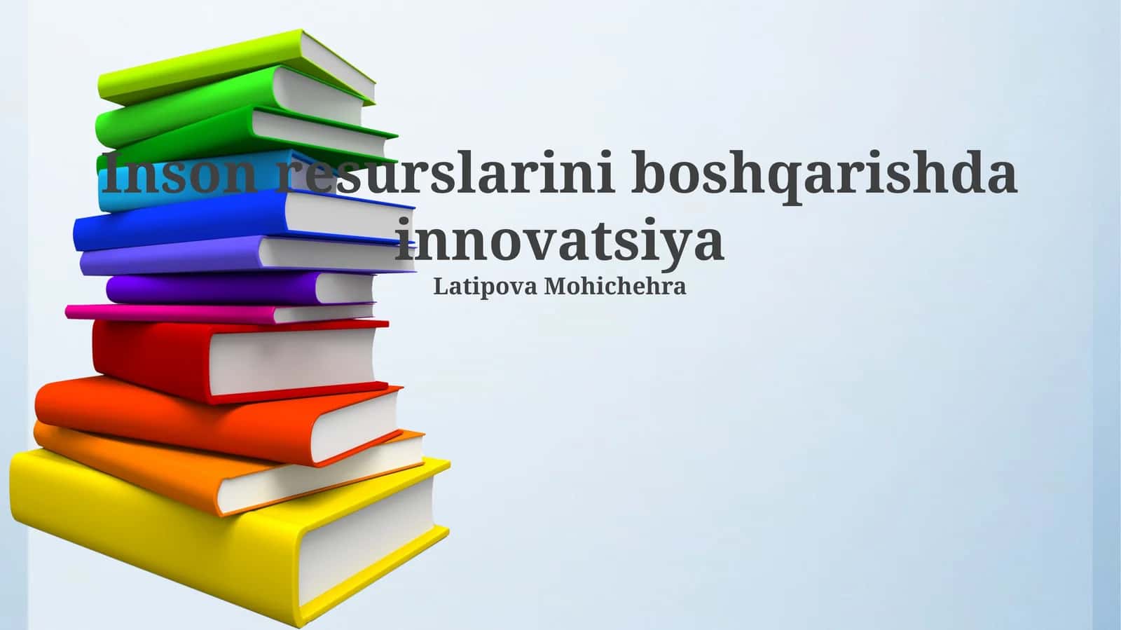 Innovatsiyalarning mohiyati va ahamiyati