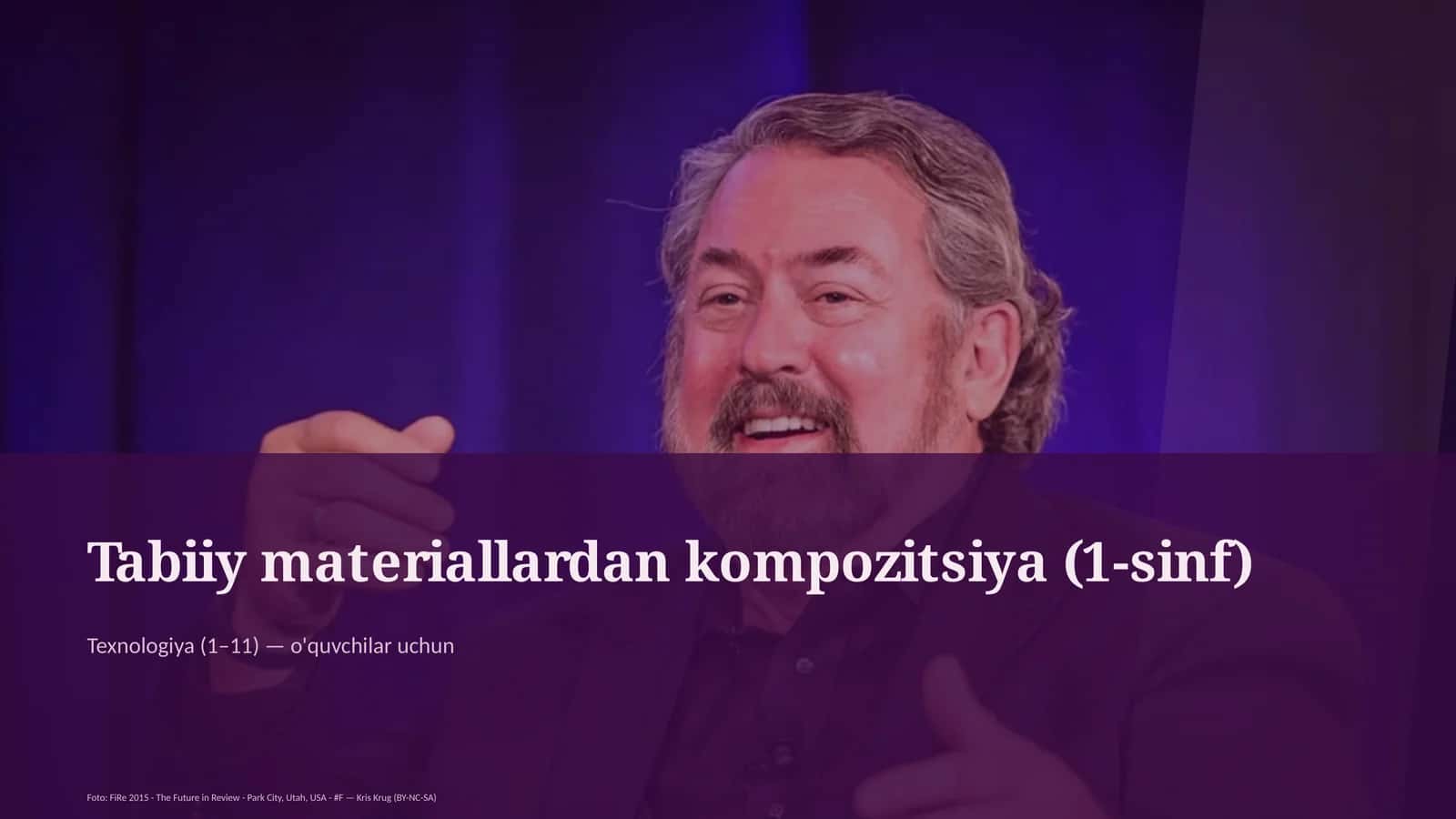 Tabiiy materiallardan kompozitsiya (1-sinf)