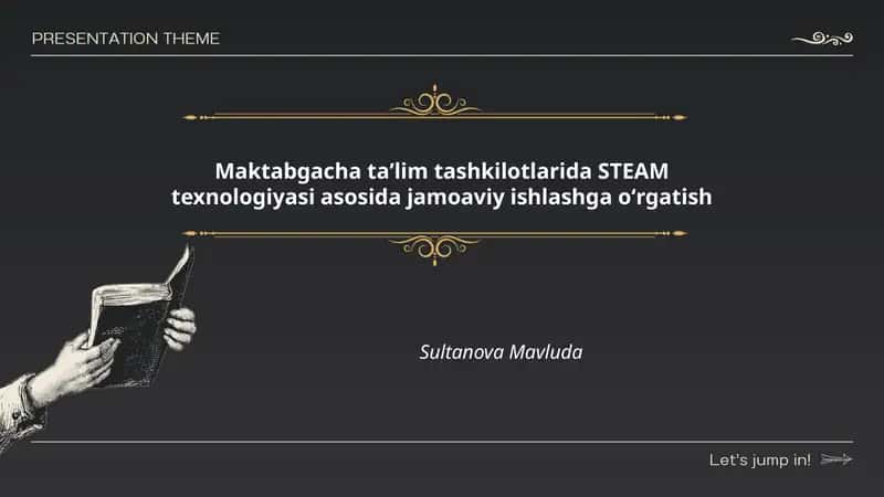 Maktabgacha taʼlimda STEAM texnologiyasi