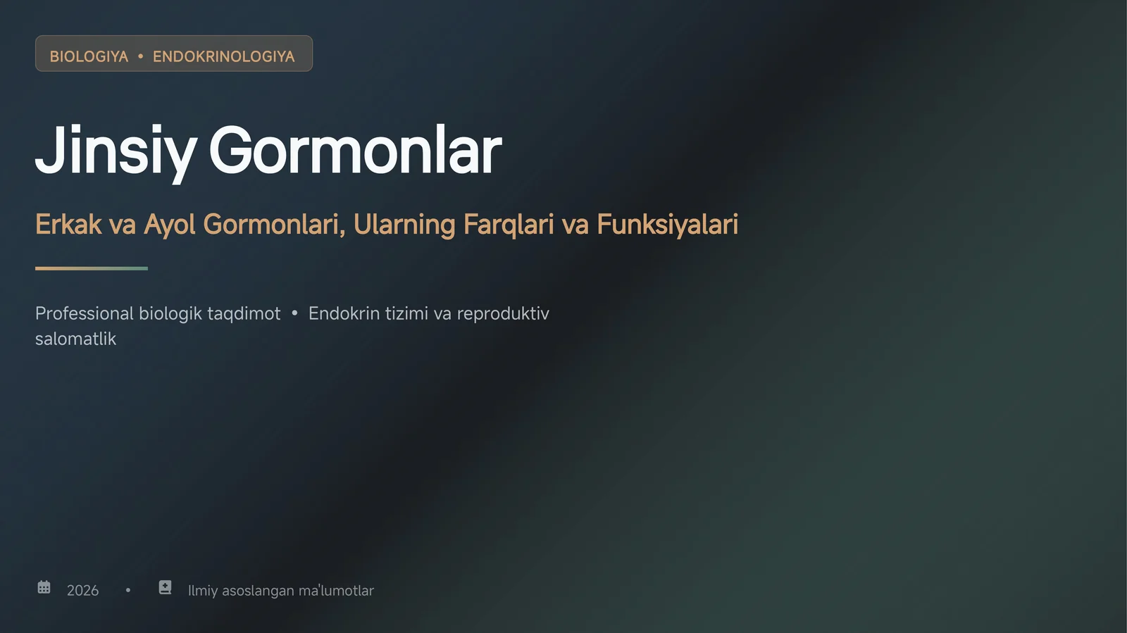 Jinsiy Gormonlar