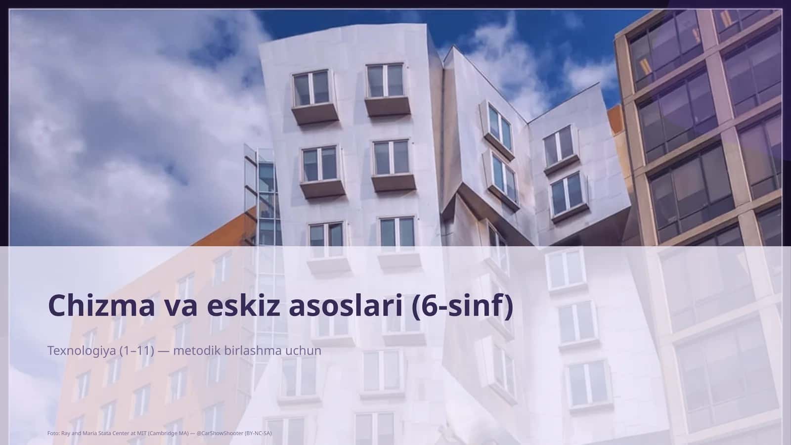Chizma va eskiz asoslari (6-sinf)