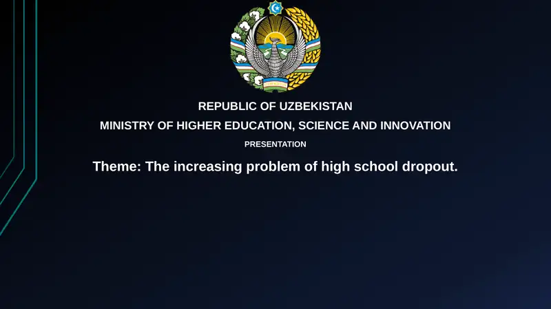 Understanding the High School Dropout Crisis