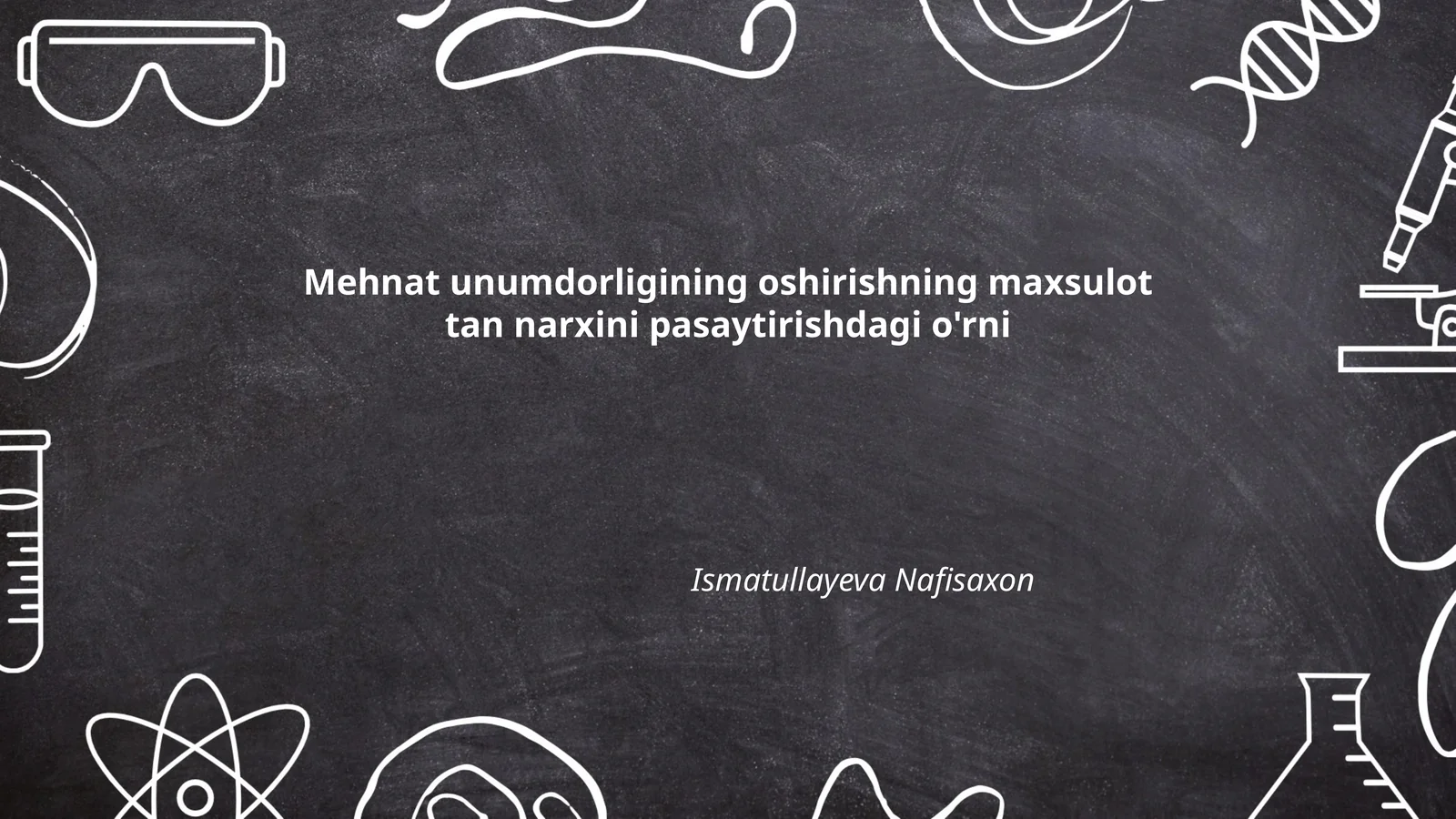 Mehdat unumdorligining oshishi