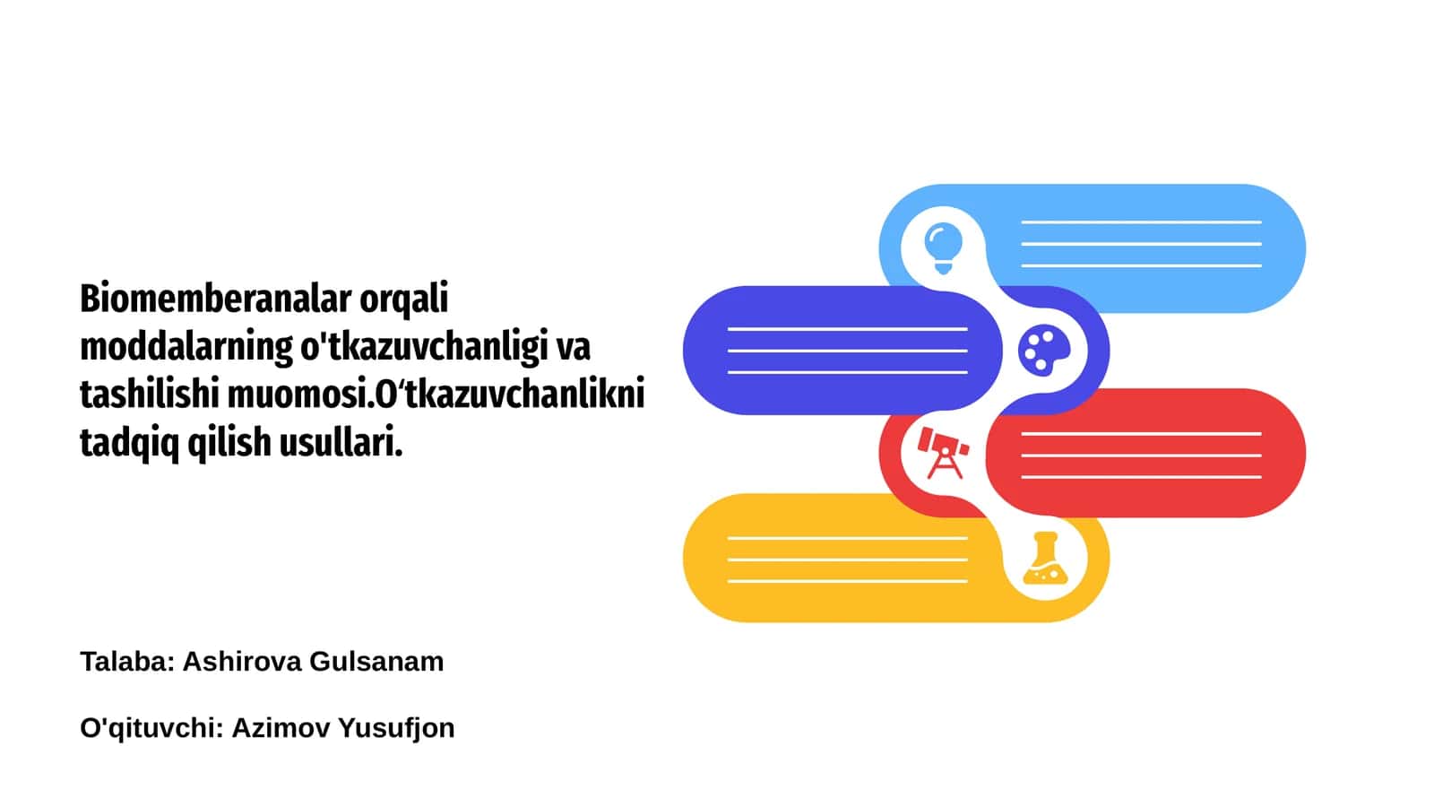 Biomembranalar va ularning roli