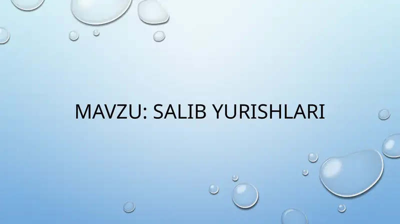 salib yurishlari