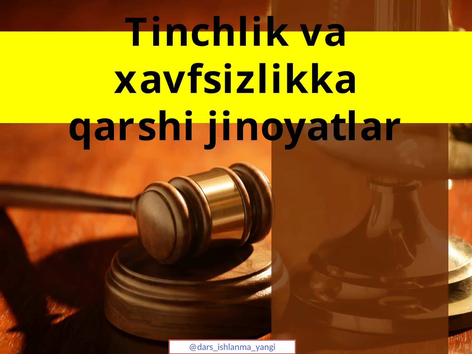 Tinchlik  va  xavfsizlikka  qarshi  jinoyatlar