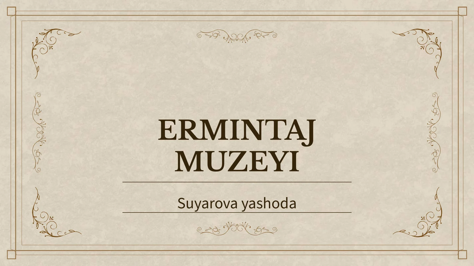 ERMINTAJ MUZEYI