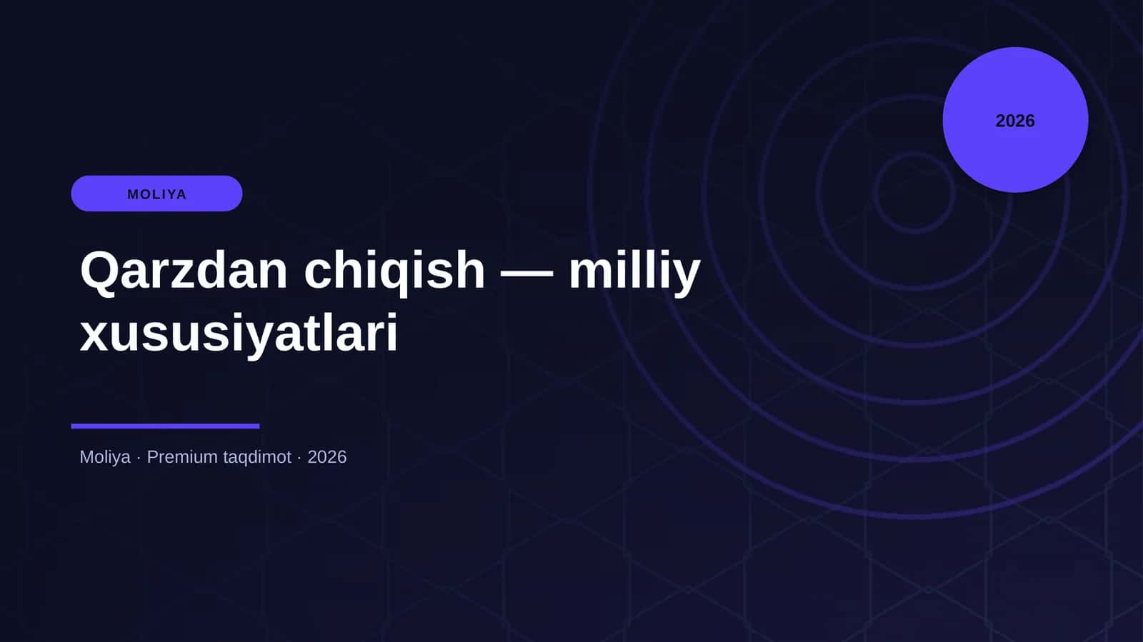 Qarzdan chiqish — milliy xususiyatlari