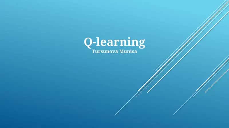 Q-learning