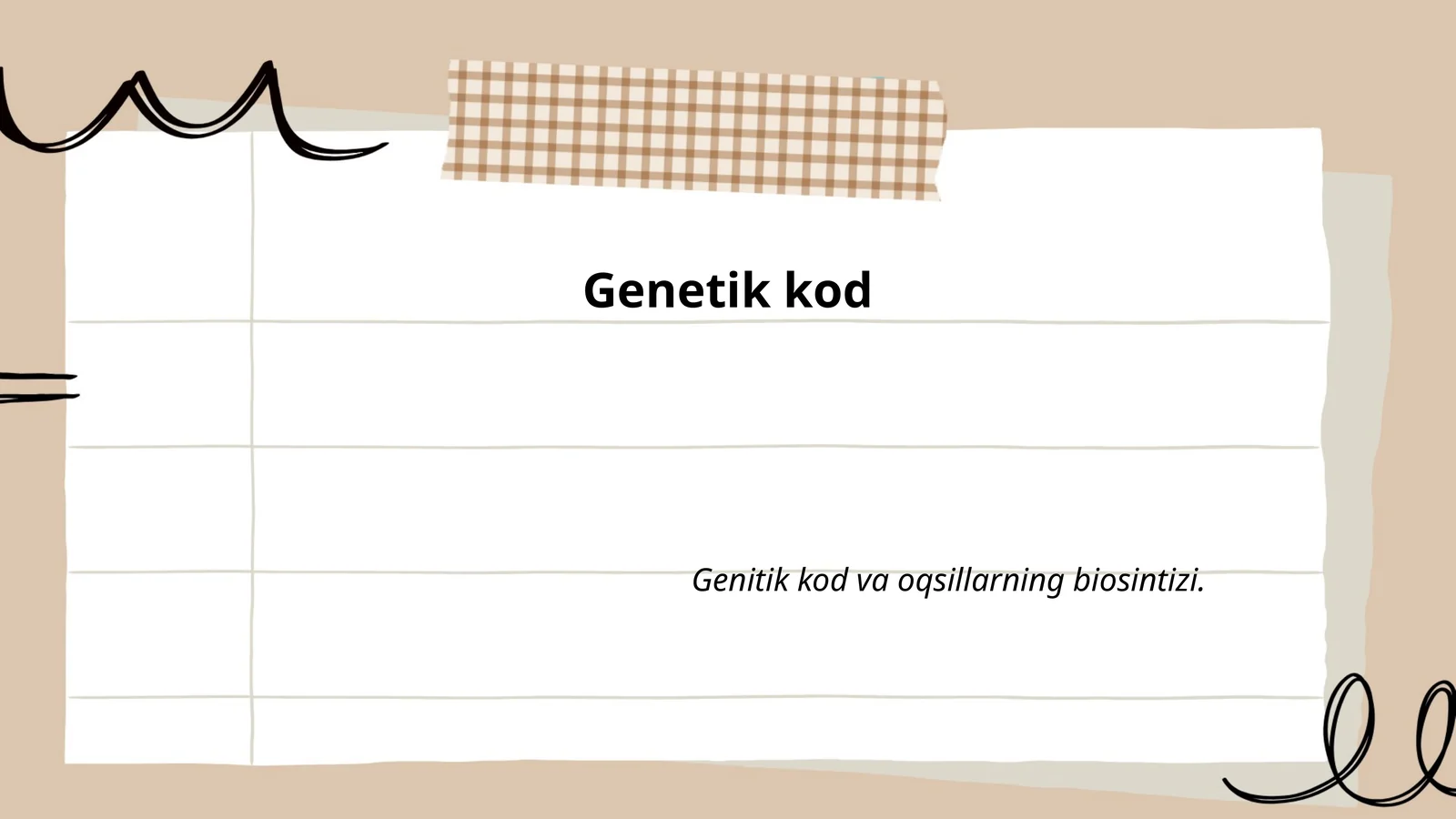 Genetik kod