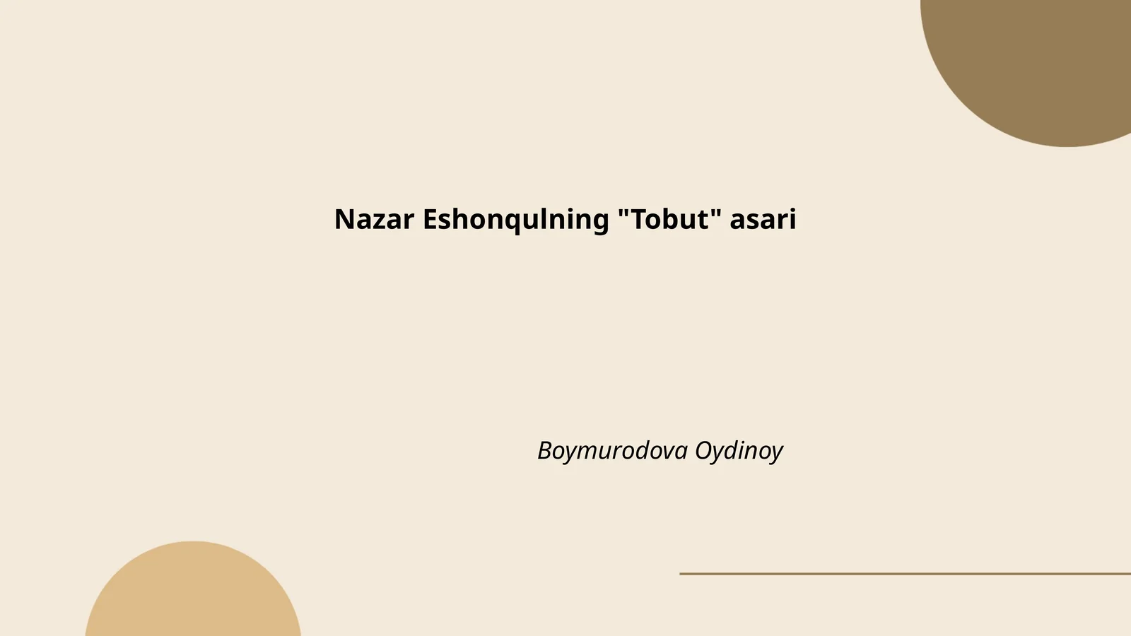 "Tobut" asari