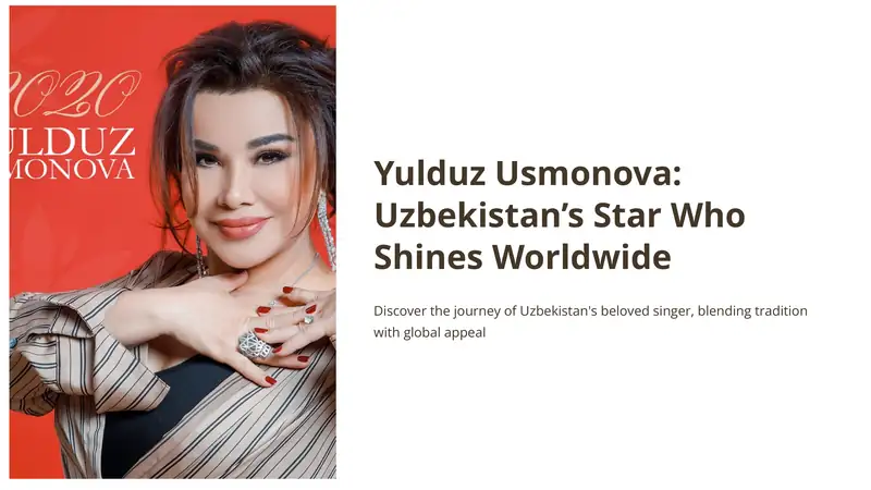 Yulduz Usmonova: Uzbekistan’s Star Who Shines Worldwide