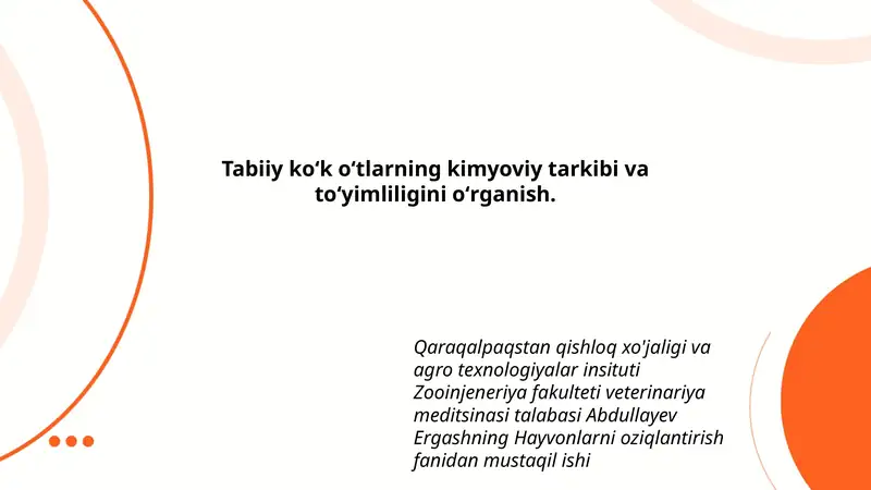 Hayvonlarni oziqlantirish