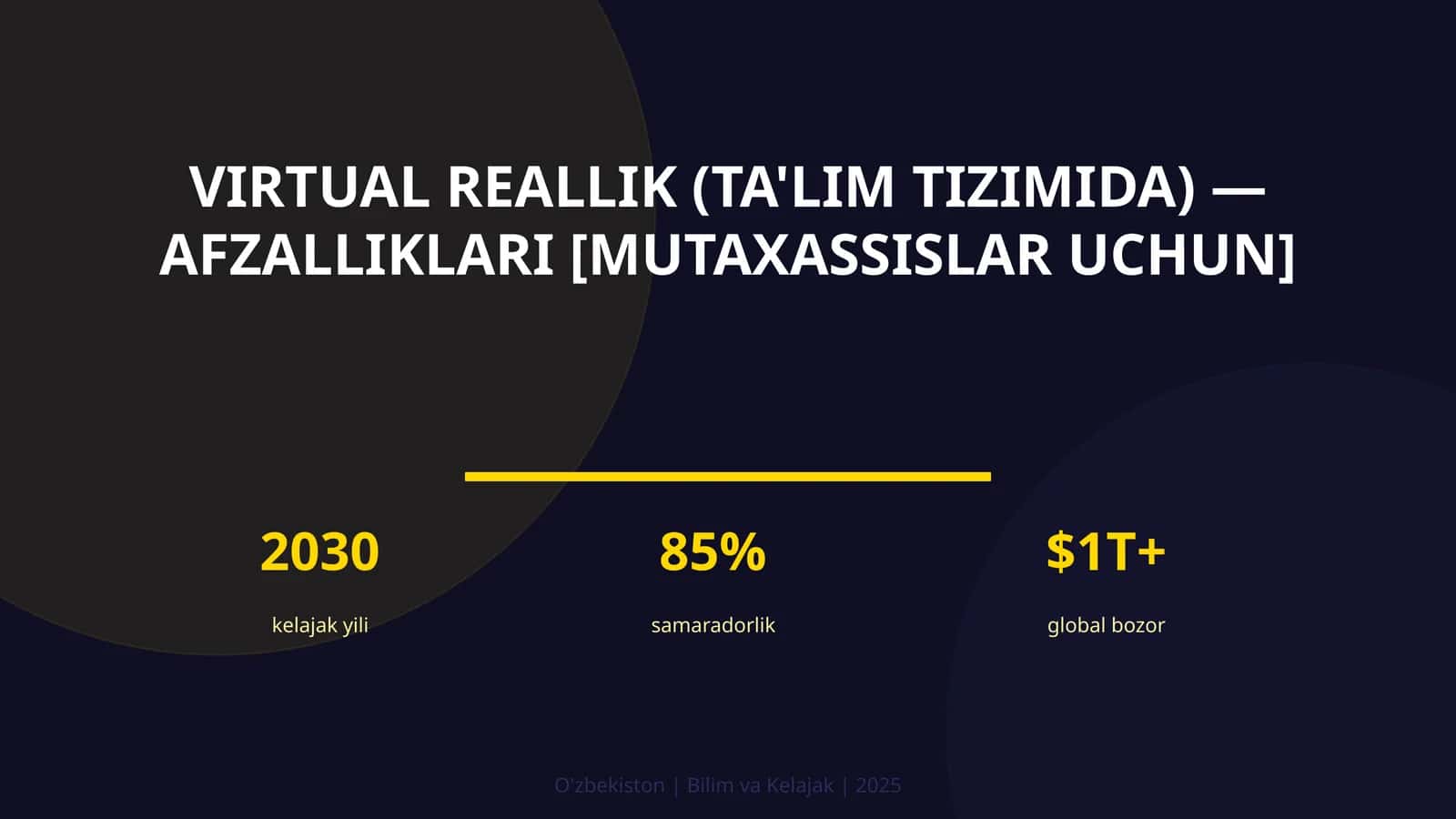 Virtual reallik (ta'lim tizimida) — afzalliklari [mutaxassislar uchun]