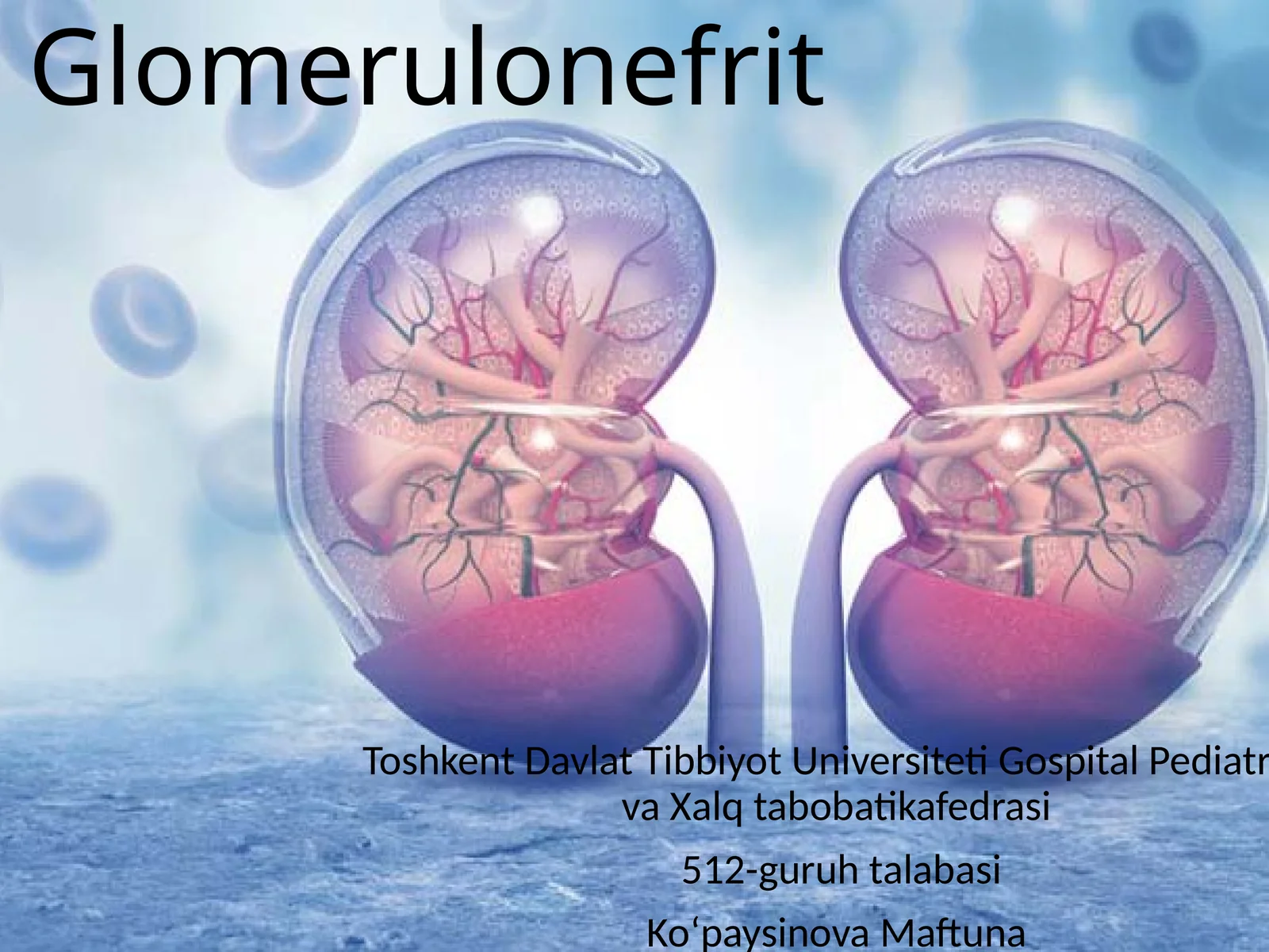 Glomerulonefrit