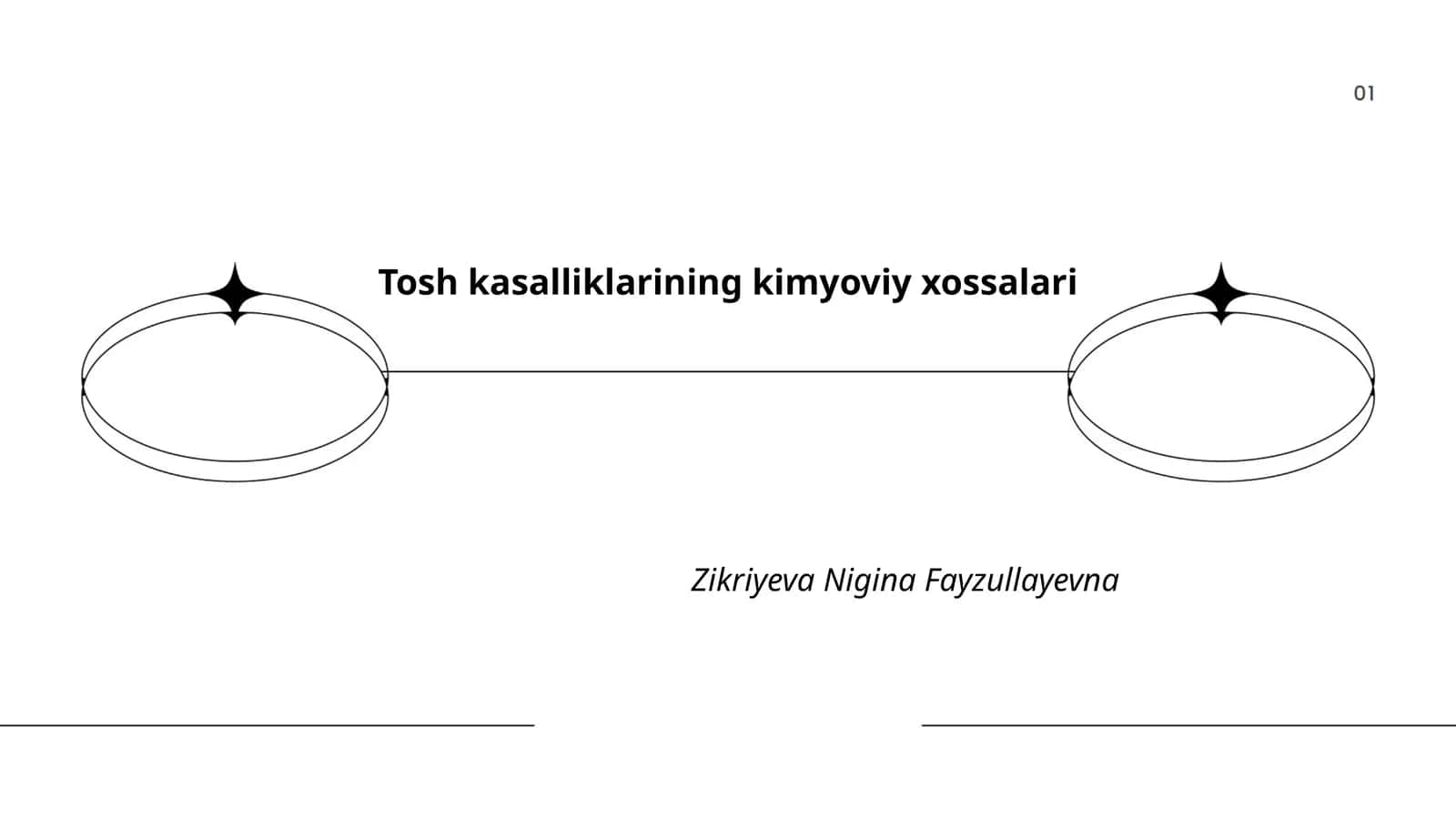 Tosh kasalliklarining kimyoviy xossalari