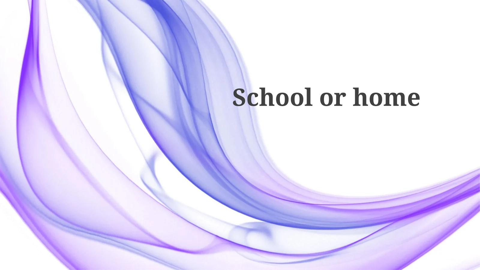 Learning Landscapes: Comparing School and Home