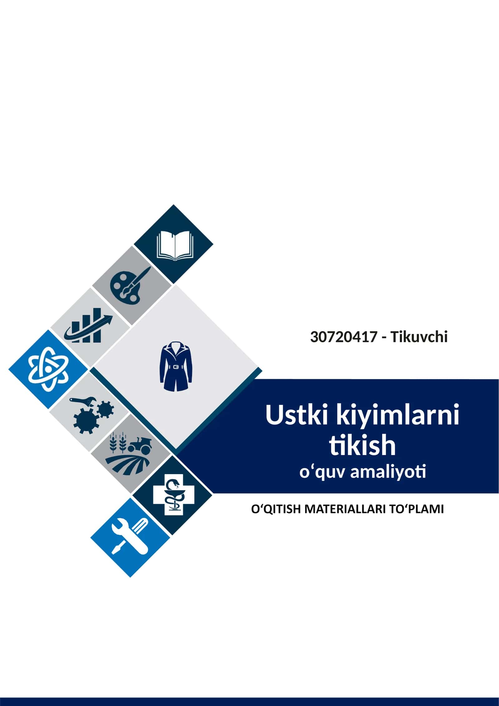 ”USTKI KIYIMLARNI TIKISH” О‘QUV AMALIYOTIDAN O'QITISH MATERIALLARI TO'PLAMI