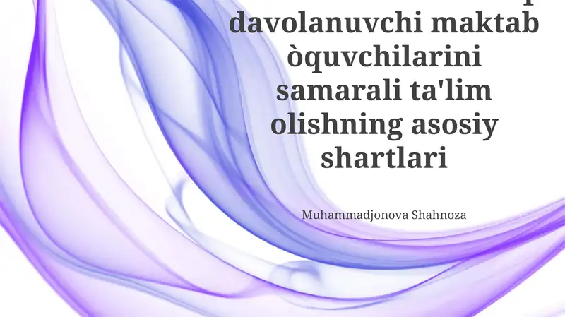 Moslashtirilgan o'quv dasturlari