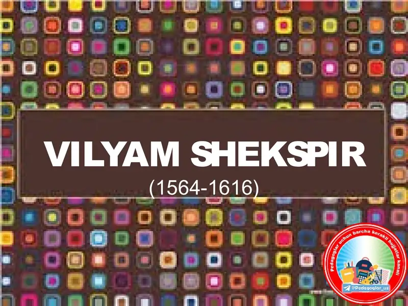 VILYAM SHEKSPIR