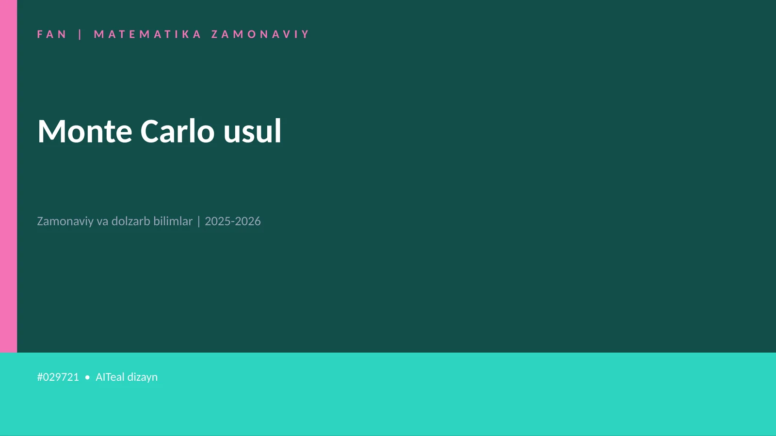 Monte Carlo usul